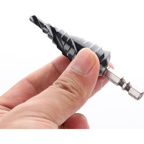 5-32MM HSS Cobalt Step Stepped Drill Bit Set Nitrogen High Speed Steel Spiral For Metal Cone Hexagon Shank Hole