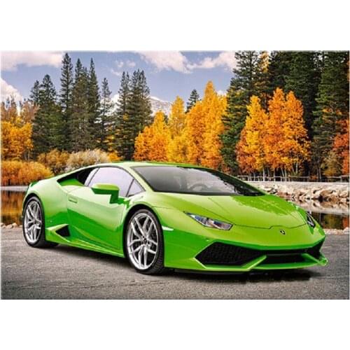5D DIY Diamond Painting Cartoon Car Crafts Painting Full Drill Round Diamond Embroidery Diamond Mosaic Cross Stitch Home Decor