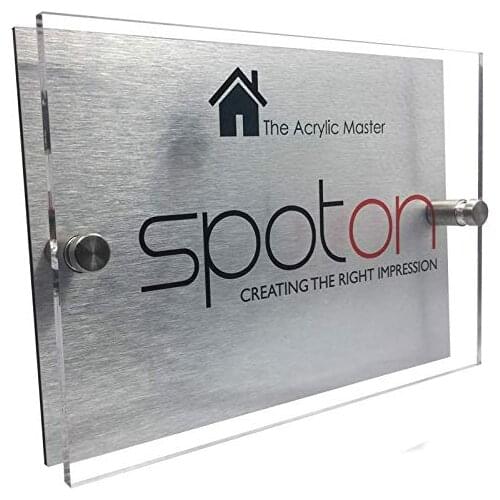 Acrylic Sign - House number Your design on our laser cut acrylic, Beautiful acrylic signs for office,business and exhibitions