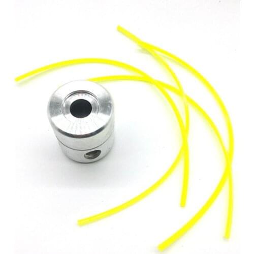 Aluminum Grass Trimmer Head With 4 Lines Brush Cutter Head Lawn Mower Cutting Line Head Trimmer Replacement Tool Part