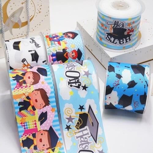 DIY Cartoon Printed Grosgrain Ribbon For Craft Supplies Sewing Accessories 5 Yards, Planar Resins Mold 10 Pieces. 54059