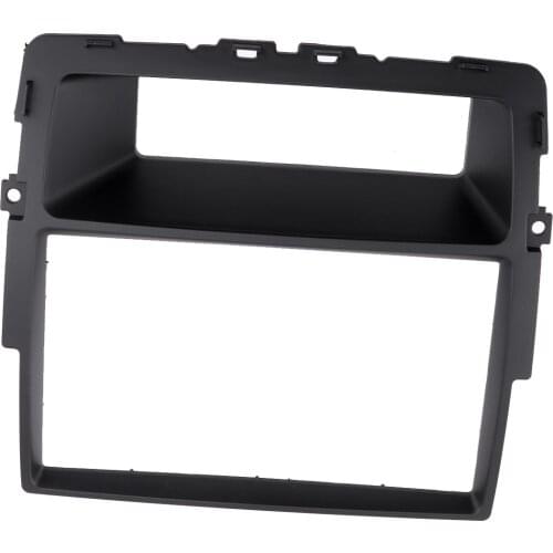 Double 2 Din Car Stereo Radio Fascia Panel Frame Moulding Black 178x100mm Fit for Nissan Primastar Opel Vivaro Renault Trafic II