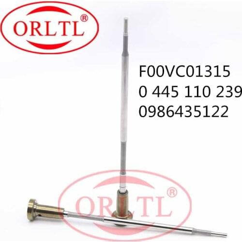 ORLTL Control Valve F00VC01315, F ooR C01 315 Complete Valve Seal F00R C01 315 ForBosch injector 0445110239 0986435122 0445110