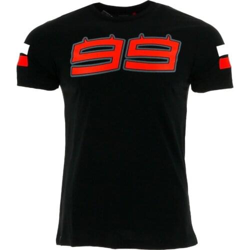 2017 Jorge Lorenzo 99 Fuera Motor Summer Moto GP T-shirt Black