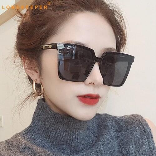 2020 New Square Sunglasses Women Brand Designer Fashion Sun Glasses Ladies Vintage Black Shades Lunette De Soleil Femme