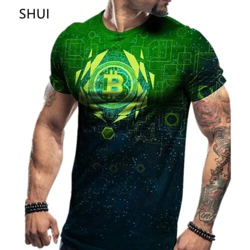 Mens Summer New Round Neck Short-sleeved Loose Personalized T-shirt Printing Pattern Casual Short-sleeved FASHION T SHIRT