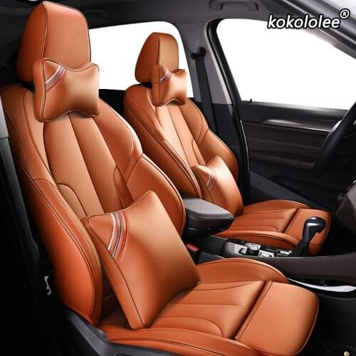 Kokololee Custom Leather car seat cover set For Trumpchi GA6 GA3 GS5 GA8 GS8 GA5 GS4 GS7 GS3 GM8 GA4 GM6 Automobiles Seat Covers