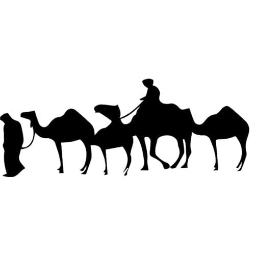 17*6.7cm Camels Sticker Funny Car Window Bumper Novelty JDM Drift Vinyl Decal Sticker car accessories