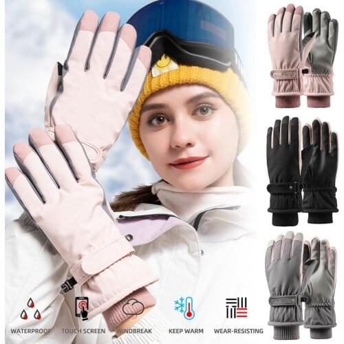 2020 New Ski Gloves Waterproof Gloves with Touchscreen Function Snowboard Thermal Gloves Warm Snowmobile Snow Gloves Men Women