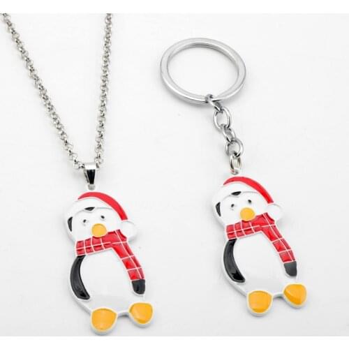 Friends TV Show necklace penguin Pendant Necklace Men Women Accessories You are my lobster Trinket Best Friends Gift