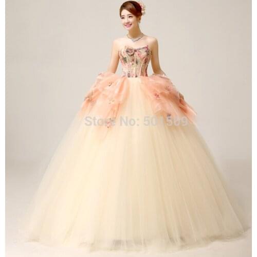 Floral printing ruffled bowknot Medieval dress Renaissance gown royal dress Victoria dress/princess cosplay Belle Ball