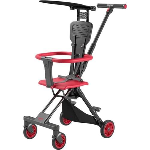 Artfunning Walking baby two-way stroller ultra light small pocket ucar lightweight folding trolley strolling baby stroller