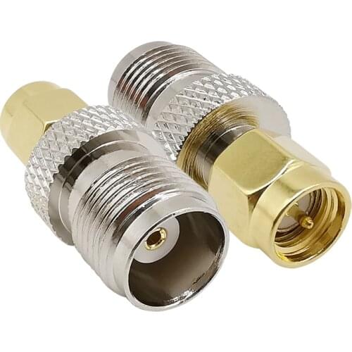 RF SMA Male to TNC Female Connector RF Coax Coaxial Adapter SMA Plug to TNC Jack RF Adapter