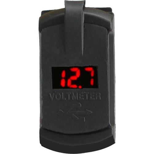 SOONHUA Dual USB Car Charger Adapter Digital Display Cigarette Socket USB Vehicle Chargers Electric Accessories