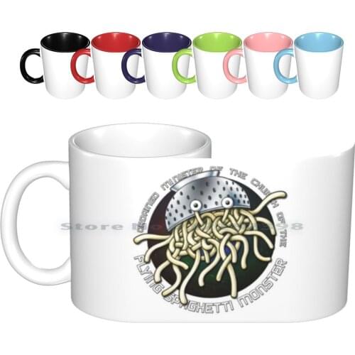 Ordained Minister Of The Church Of The Flying Spaghetti Monster On White Ceramic Mugs Coffee Cups Milk Tea Mug Pastafarian