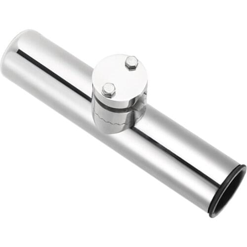 Stainless Clamp on Fishing Rod Holder for Rails Yacht Fishing Bracket Support with Clamp on 19 to 32mm Marine Hardware E56D