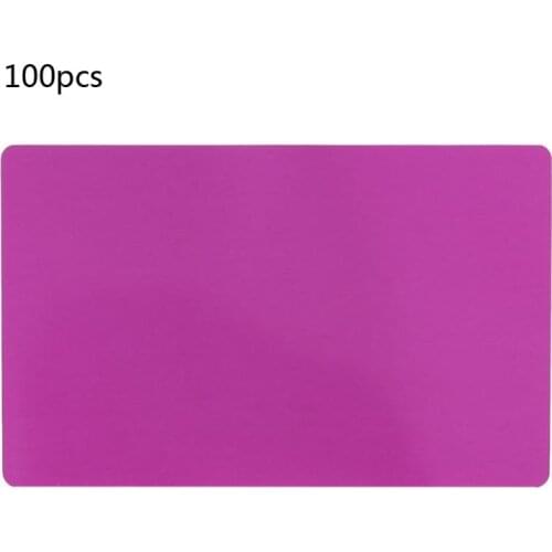 100Pcs Blank Engraved Custom Visiting Name Cards Aluminium Alloy Business Cards