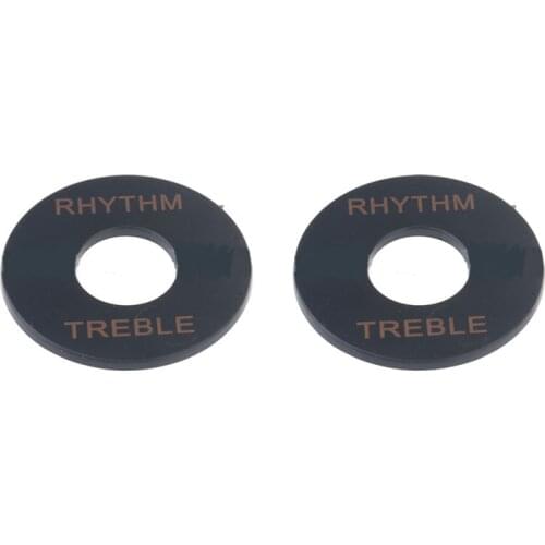 2pcs Guitar Toggle Switch Washer Plate Rhythm Treble Ring for LP Electric Guitar Replacement Parts Accessories