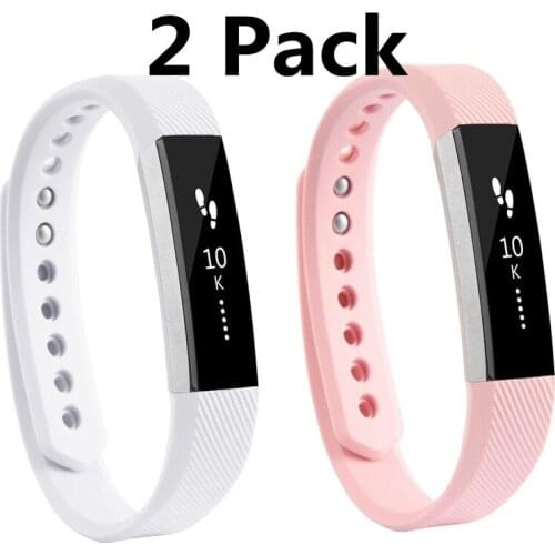2 Pack ) Small/ Large Band Size Replacement Wristband Band Strap for Fitbit Alta/ Alta HR Silicone Bands