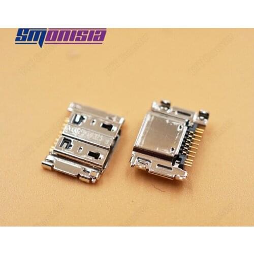 Smonisia 5pcs Original Micro Usb Charge Dock Connector Jack for Samsung I9300/I9308/I939/I535/I747/T999/S3