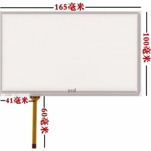 7 inch touch screen HSD070IDW1 D00 a20 A21 AT070TN92 94 vehicle DVD handwritten screen 165*100mm