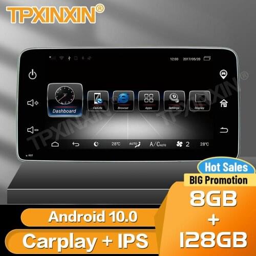 Carplay Car Radio Stereo Receiver Android For Mecerdes Benz Smart 2015 Car GPS Navigation Player Auto Audio Recorder Head Unit