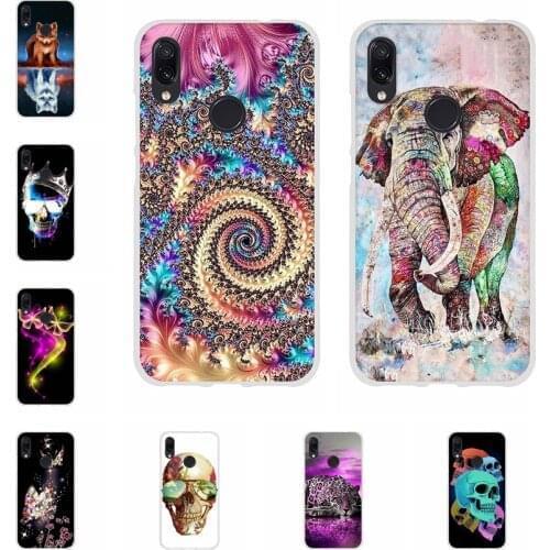 For Xiaomi Redmi Note 7 Case Silicone Soft TPU Back Cover For Xiaomi Redmi Note 7 pro Case 6.3" Fundas Coque Redmi Note7 Cases