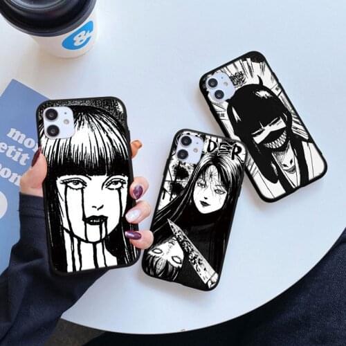 Junji Ito Tees Horror Comics Funda For Huawei Honor 9X 8X 10i 20i 8A P30 P20 P40 Lite E Pro P Smart 2021 Y9 Y6 Y7 2019 TPU Case