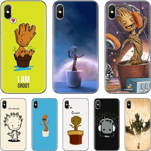 Soft Shell Cover desktop-wallpaper-C-I-am-Groot For Huawei Mate 20 30 40 7 8 9 10 Lite Pro P Smart 2018 2019 Plus G7 G8