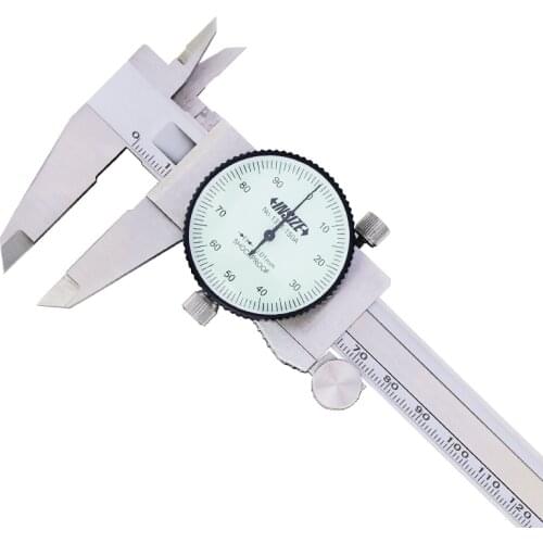 INSIZE dial calipers shockproof 0-150/200/300mm graduation 0.01mm/0.02mm 1311-150/200/300 1312-150/200/300