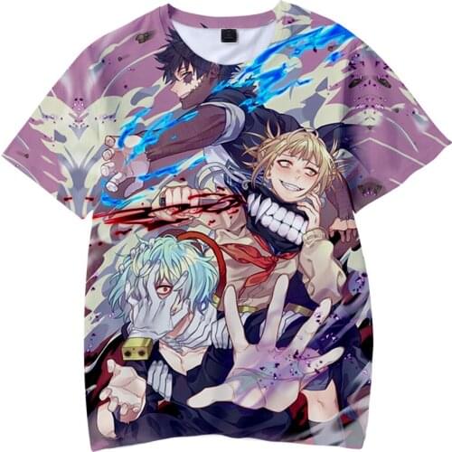 Anime My Hero Academia 3D Printed T Shirt Men Women Tees Short Sleeve Casual Cool Comfortable New Fashion High Quality Tops