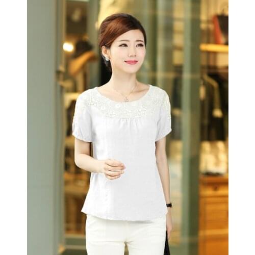 Summer Red 2020 short sleeve t shirt Women Top Garment