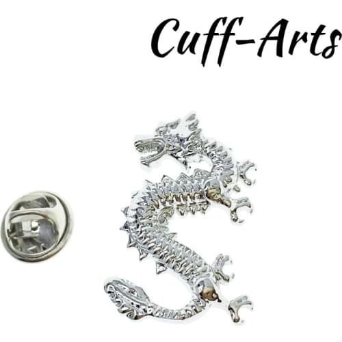 Brooch Lapel Pin For Men Pins and Brooches Chinese Dragon Lapel Pin Badge Jewelry Broche PIN de la solapa By Cuffarts P10171