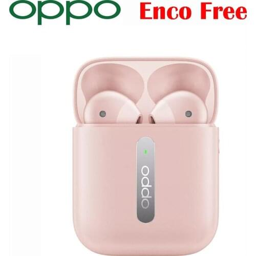 Original Oppo Enco Free Bluetooth 5.0 Wireless Earphone TWS Noise Cancellation Earphone IPX4 For Reno 4 Pro 3 Ace 2 Find X2 Pro