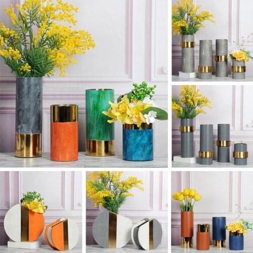 Home Decoration Dried Flower Vase Modern Minimalist Living Room Coffee Table Creative Flower Restaurant Vase Decoration