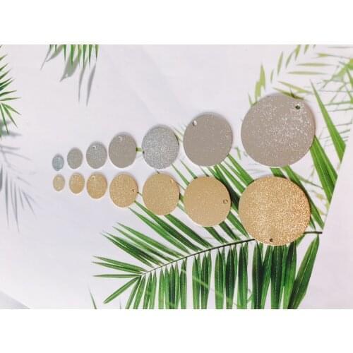 6 pieces / lotRoundwhite k kgoldSuppliesforJewelryAccessories beadcapsearingsfashion jewelryconnectorsforjewelrymaking