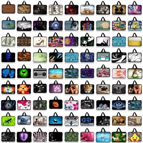 Universal 7" Soft Neoprene Tablet PC Case Bag For Samsung Galaxy Tab 4 3 7.0 8.0 Handle tablet Sleeve For ipad mini 4 3 2 1