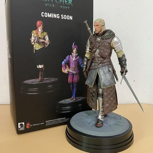 Witcher-ed 3 Hunt Geralt Action Figure Wild 907 Wolf PVC Model Toys Gift Doll
