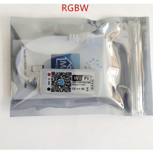 Wifi LED single color RGB/RGBW Controller DC12V MIni Wifi RGBW LED Controller Mobile Phone wireless for LED Strip