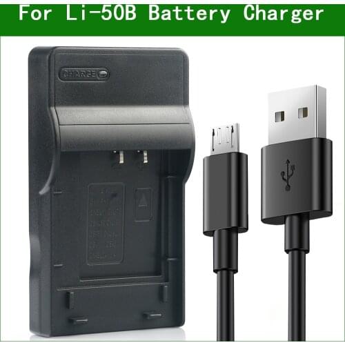 LI-50B Li-50C Digital Camera Battery Charger for Olympus TG-805 TG-810 TG-820 TG-830 TG-850 TG-860 TG-870 VG-190 TG-630 VR-370