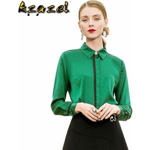Real Pure Silk Spring Summer Shirt Blouse Women Clothes 2020 Korean Vintage Womens Tops and Blouses Roupa Feminina ZT2323