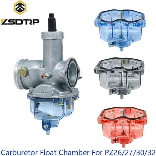 ZSDTRP PZ Carburetor Float Bowl Comp Chamber Transparent Oil Cup For PZ26 PZ27 PZ30 PZ32 Carburetor Float Chamber Oil Cup