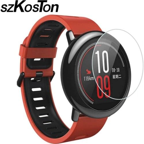 1 PCS 2 PCS/Lot Screen Protector Film for Xiaomi Huami Amazfit Pace Sports Smart Watch 9H Tempered Glass Screen Protective Film