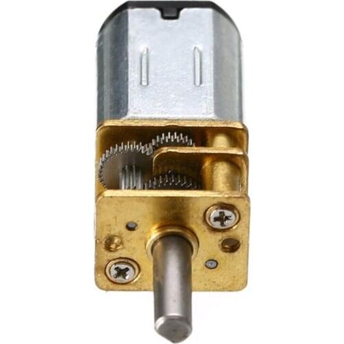 1Pc 30RPM N20 Micro-Speed Gear Motor DC 6V Reduction Gear Motors with Metal Gearbox Wheel