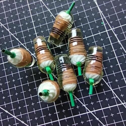 1pcs/lot resin solid brown Icecream 26mm fairy garden gnome moss terrarium crafts bonsai home decor for DIY A032-17