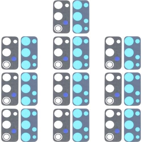 10 PCS/ Set S20 FE 5G SM-G781 Back Camera Lens Replacement for Samsung Galaxy S20 FE 5G SM-G781 Cell Phone Camera Frame Part