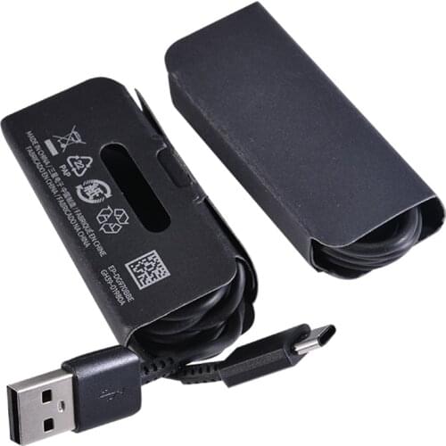 10pcs/lot TYPE C USB Cable 1M Fast Charger Data Line For S8 S9 Plus S10 Note 8 9 10 USB-C Cabo Wire