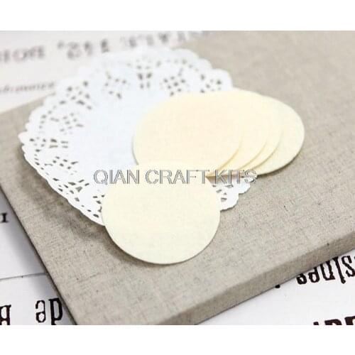 1200pcs white or black 2 inch(50mm) bulk felt circles, headband supplies, pre cut felt circles, wholesale felt backing