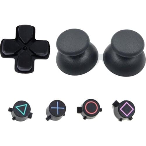 Analog Joystick Thumb Stick Grip Cap ABXY Button D-pad Move Cross Key for Sony Playstation Dualshock 3 PS3 Controller Thumbstick