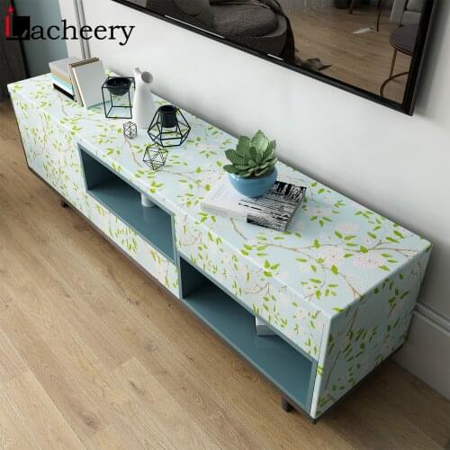 Home Decor Non-Woven Wallpaper For Bedroom Living Room TV Background Retro Floral Style Self-Adhesive Wall Sticker Contact Paper